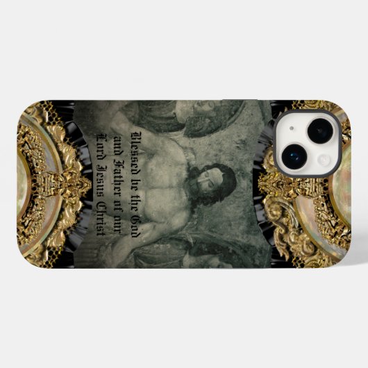 Gezegend zij plus Case-Mate iPhone case (Achterkant (horizontaal))