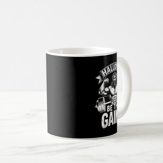 Gezegend zij Uw krijgt Christelijke Workout Gym Je Koffiemok (Voorkant rechts)