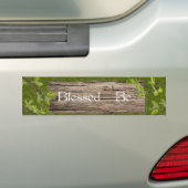 Gezegend zijn Bumpersticker (Op auto)