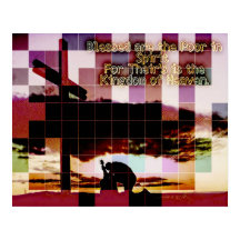 Gezegend zijn de armen in Poster Geest