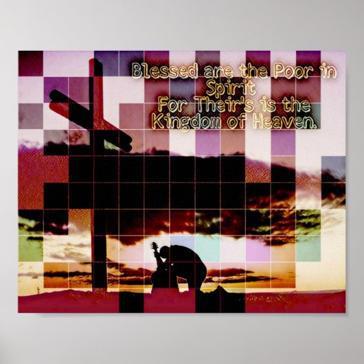 Gezegend zijn de armen in Poster Geest (Voorkant)