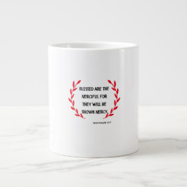 Gezegend Zijn De Barmhartigen Kerstmug Grote Koffiekop