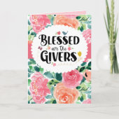 Gezegend zijn de Givers Kaart (Voorkant)