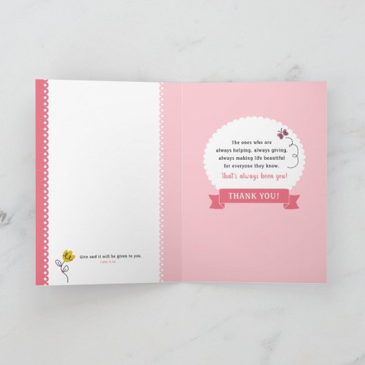 Gezegend zijn de Givers Kaart (Binnen)