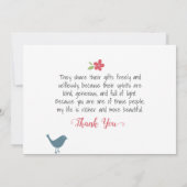 Gezegend zijn de Helpers, zoals u - Bedankt Kaart (Achterkant)