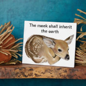 Gezegend zijn de Meek Fawn Fotoplaat (Zijkant)