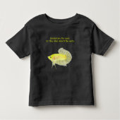 Gezegend zijn de Meek Fish Toddler T-shirt (Voorkant)