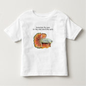 Gezegend zijn de Meek Fish Toddler T-shirt (Voorkant)
