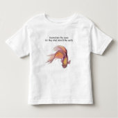 Gezegend zijn de Meek Fish Toddler T-shirt (Voorkant)