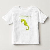 Gezegend zijn de Meek Seahorse Toddler T-shirt (Voorkant)