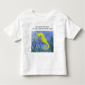 Gezegend zijn de Meek Seahorse Toddler T-shirt (Voorkant)