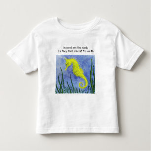 Gezegend zijn de Meek Seahorse Toddler T-shirt