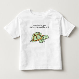 Gezegend zijn de Meek Turtle Toddler T-shirt