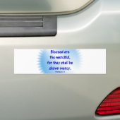 Gezegend zijn de Merciful Bumpersticker (Op auto)