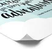 Gezegend zijn de nieuwsgierige Kunstdrukken van he Poster (Hoek)