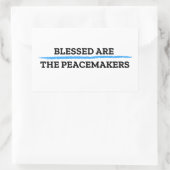 Gezegend zijn de Peacemakers Sticker (Tas)