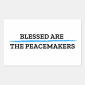 Gezegend zijn de Peacemakers Sticker (Voorkant)