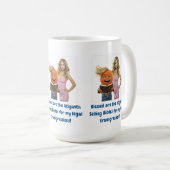 Gezegend zijn de procespartijen koffiemok (Voorkant rechts)