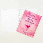 Gezegend zijn de pure harten - Matthew 5:8 Planner (Display)