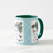 Gezegend zijn de pure hartslag mok (Voorkant rechts)