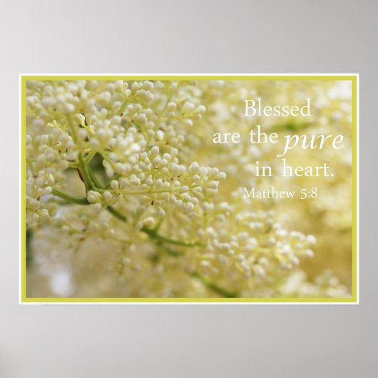 Gezegend zijn de Pure in Heart Poster (Voorkant)