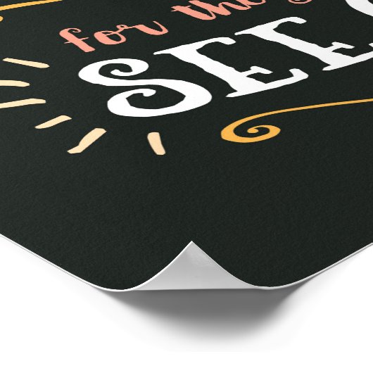 Gezegend zijn de pure kunstafdrukken in het hart poster (Hoek)