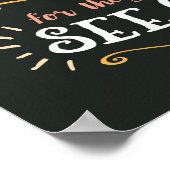 Gezegend zijn de pure kunstafdrukken in het hart poster (Hoek)