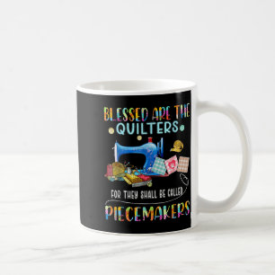 Gezegend Zijn De Quilters Funny Naai Citaat Gesche Koffiemok
