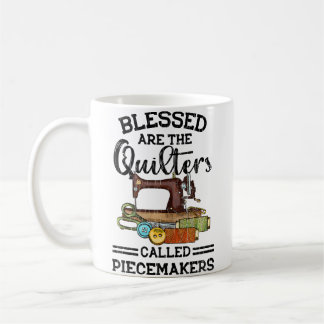 Gezegend zijn de Quilters Grappige Quiltwerk Naaiw Koffiemok