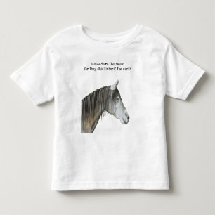 Gezegend zijn de T-shirt van Meek Horse Toddler