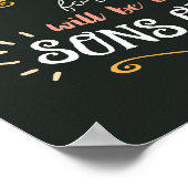 Gezegend zijn de voetgangers die de kunst afdrukke poster (Hoek)