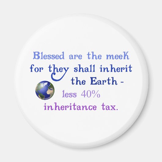 Gezegend zijn de zachtaardige magneet (Voorkant)