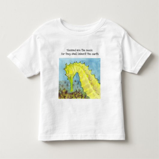 Gezegend zijn de zeepaardjes kinder shirts (Voorkant)