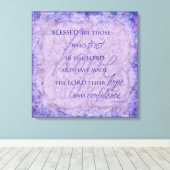 Gezegend zijn degenen die vertrouwen in Lord Canva Canvas Afdruk (Insitu (Houten vloer))