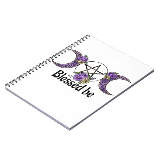 Gezegend zijn heksen halve maan notitieboek (Linkerzijde)