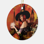 Gezegend zijn magisch Ornament met nachtheks (Links)