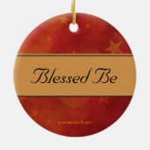 Gezegend zijn magisch Ornament met nachtheks (Achterkant)