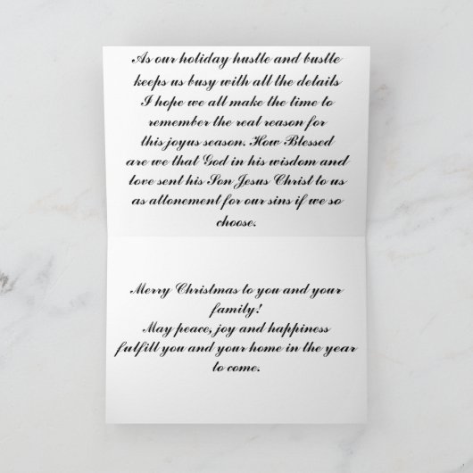 Gezegend zijn wij Kaart (Binnen)