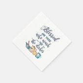 Gezegend zijn zij die de afwas doen servet (Hoek)