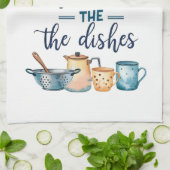 Gezegend zijn zij die de afwas doen theedoek (Gevouwen)