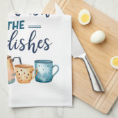 Gezegend zijn zij die de afwas doen theedoek (Quarter Fold)