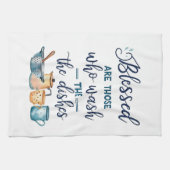 Gezegend zijn zij die de afwas doen theedoek (Horizontaal)