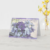 Gezegend zijn zij die rouwen om de sympathiekaart kaart (Gele Bloem)