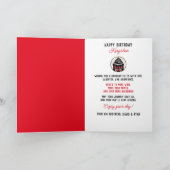 Gezegend zwart Man-Urban Neon Angel Wings Verjaard Kaart (Binnen)