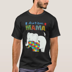 Gezegende autisme moeder autistische kinderen bewu t-shirt