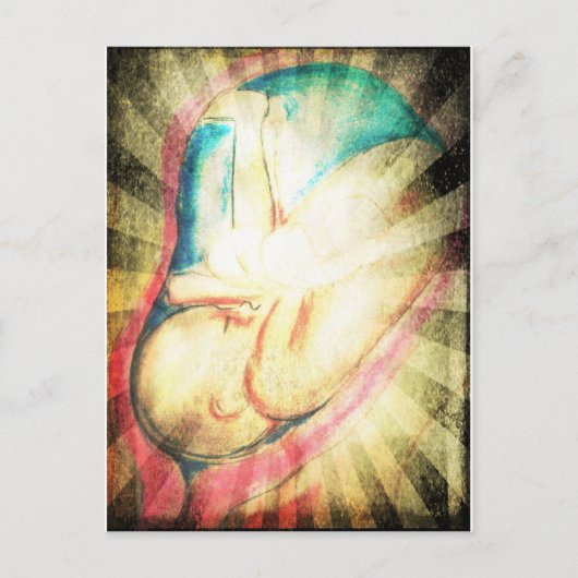 Gezegende Baby Briefkaart (Voorkant)