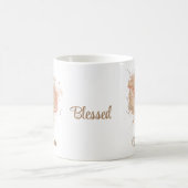 Gezegende Bambi Deer voegt Jouw naam toe Koffiemok (Center)