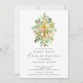 Gezegende Beginnings Eerste Communie Kaart (Voorkant)