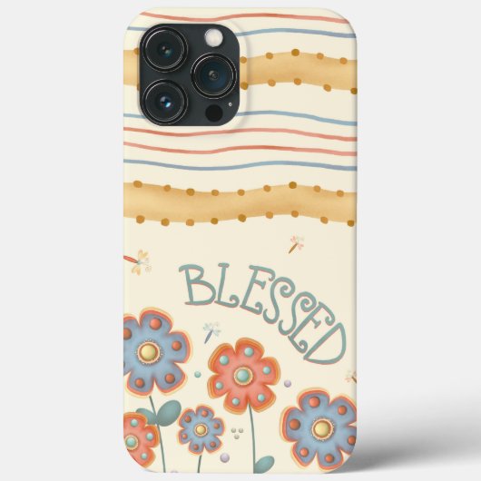 Gezegende bloemen grillige leuke inspirativiteit Case-Mate iPhone case (Achterkant)