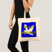 gezegende canvas tas met witte duif (Voorkant (product))